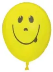 &Otilde;hupall ovaalsed Viborg Smile 80806H, kollane v., 8 tk