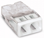 Klemm Wago 2273-202/25, 2 x 0.5-2.5 mm&sup2;, 24 A, valge v., 25 tk