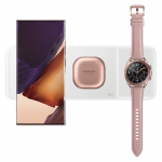 Juhtmevaba laadija Samsung Trio Wireless Charger, Qi Wireless, valge v., 9 W