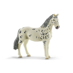 M&auml;ngukujuke Schleich Horse Club Knabstrupper, 12 cm, valge v./must v.