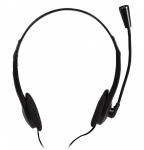 Juhtmega k&otilde;rvaklapid Logilink HS0052, must v.