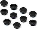 Kinnitus XSPC G1/4&Prime; Plug (Matte Black) V2, must v., 10 tk
