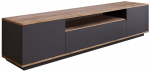 TV-laud Kalune Design FR7 AA, antratsiit v./m&auml;nd v., 180 cm x 44.5 cm x 44.6 cm