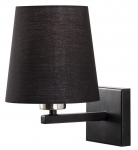 Valgusti seinale Opviq Profil 4664, E27, 1 x 40 W, must v./nikkel v.