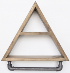 Seinariiul Kalune Design BoruRaf 119, must v./p&auml;hklipuu v., 41 cm x 11 cm x 36 cm