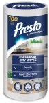 Kuivad salvr&auml;tikud Presto Universal Dry Wipes, erinevatele pindadele