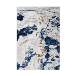 Vaip Domoletti Verano C588A-K6473, kreemjasvalge/sinine/liivakarva pruun, 170 cm x 120 cm