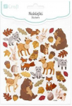 Kleebis DallPrint Forest Animals, lapselik, 17 cm, 15 cm mitmev&auml;rviline