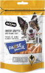 Koeramaius Hau&Miau Pause Snack Wrapped White Rawhide, kanaliha, 0.08 kg