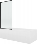 Vann seinaga, teisaldatav Mexen Vega, 80 cm x 180 cm x 40 cm, ristk&uuml;lik, valge