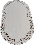 Piklik laudlina ovaalne Mariall OH-150-A, valge v., 50 x 100 cm