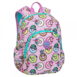 Kooli seljakott CoolPack Coolpack Toby Happy Donuts, roosa v./mitmev&auml;rviline, 26 cm x 12 cm x 35 cm