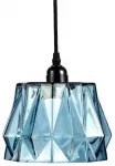 Valgusti rippuv Kayoom Aurea, E27, 1 x 40 W, sinine v. / must v.