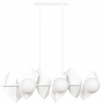 Valgusti rippuv Emibig Drifton 6, E14, 6 x 10 W, valge v.