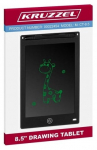 Joonistustahvel Kruzzel Drawing Tablet, 21.5 cm, must v./roheline v.
