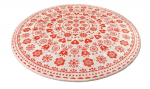 Vaip sise Conceptum Hypnose Venice, valge/punane, 100 cm x 100 cm