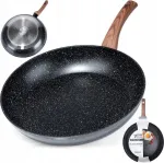 Praepann Vilde Black&Wood Granite, &Oslash; 32 cm, alumiinium
