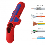Kaabli eemaldaja &uuml;mmargusele kaablile Knipex 16 95 01 SB ErgoStrip&reg; 135 mm, 20 cm, plastik/metall