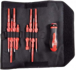 Kruvikeerajate komplekt Haupa Replacement Blades Set 102000-1, isoleeritud, 22.5 cm, 10 tk