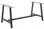 Laua raam MC Akcent Malmoe, 220 cm, 75 cm, must v.