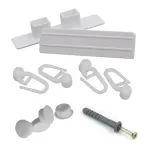 Laekarniisi tarvikute komplekt PVC II 2,5 m, valge v.