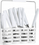 S&ouml;&ouml;giriistade komplekt Secret de Gourmet, valge v./h&otilde;be v., 24 tk.