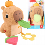 Arendav m&auml;ng, kapibaara Fisher Price Snuggly Snacky Capy, 23.5 cm, pruun v.