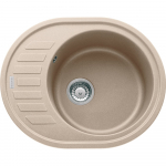 K&ouml;&ouml;givalamu Franke Ronda ROG 611 - 62, graniit, 62 cm x 50 cm x 20 cm, hele pruun v.