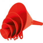 K&uuml;tuselehtrite komplekt KsTools, plastik, &Oslash; 55 - 150 mm, punane v.