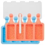 J&auml;&auml;kuubikute vorm Lurch, 18 cm, 2 tk, Sinine v./Oranž v.