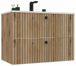 Vannitoakapp valamuga Tigo 80 2S, tamm v., 47 cm x 80 cm x 59 cm