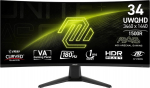 Monitor MSI MAG 346CQ, VA, 180 Hz, UWQHD, 34"
