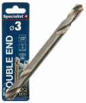 Metallist puurikomplekt, kahe otsaga Specialist+ Double End, metall/teras/roostevaba teras, hss, keermestatud, 3 mm x 4.6 cm