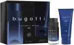 Kinkekomplektid meestele Bugatti Dynamic Move Blue, 2 tk.