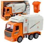 M&auml;nguasja pr&uuml;giauto Lean Toys Undre Construction, valge v./oranž v.