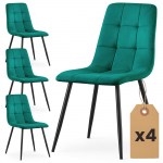 Toolide komplekt Akord Nero, matt, roheline v., 43.5 cm x 45.5 cm x 87 cm, 4 tk