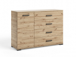 Kummut ADRK Frazio, artisan oak, 81.6 cm x 40 cm x 120 cm