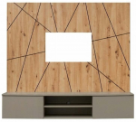 Elutoa m&ouml;&ouml;blikomplekt ASM Xari G2, sise, artisan oak/clay grey v.