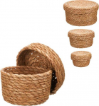 Korvide komplekt, esemete hoidmiseks Giftdecor 94150, pruun v., 25 x 25 x 16 cm