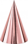 M&uuml;ts, komplekt Party Deco 42298, roosa kuld v., 16 cm