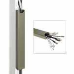 Kaablihoidja Desktronic Magnetic, 370 x 50 mm, roheline v.