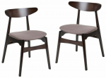 Toolide komplekt Homla Eroso 245324, matt, beež v./tumepruun v., 55.5 cm x 48 cm x 74.8 cm, 2 tk