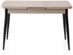 S&ouml;&ouml;gilaud pikendatav Kalune Design Ay 1185, must v./light mocha v., 120 - 150 cm x 70 cm x 75 cm