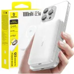 Akupank Baseus Enerfill FM12,, 10000 mAh, 15 - 22.5 W, valge v.