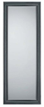 Peegel M&M Mia, rippuv, 60 cm x 160 cm, must v.