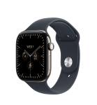 Nutikell Apple Watch Series 12 GPS + Cellular 42mm MJGG4ET/A, natural titaanist korpus koos navy blue sportrihmaga - M/L