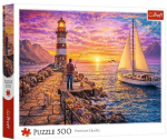 Pusle Trefl Lighthouse At Sunset, 34 cm x 48 cm, 500 tk, mitmev&auml;rviline