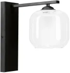 Valgusti seinale Candellux Lighting Estima 21-58041, E27, 1 x 40 W, l&auml;bipaistev v. / must v.