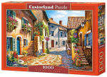 Pusle Castorland Rue De Village II 1000 el. 103744, 68 cm x 47 cm, 1000 tk, mitmev&auml;rviline