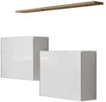 Seinakapp ASM Switch SB I Switch SB I, valge v./hele pruun v., 60 cm x 30 cm x 60 cm